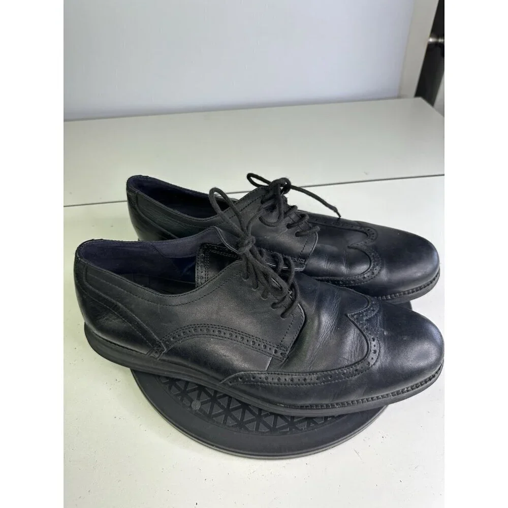 Cole Haan Men's OriginalGrand Wingtip Oxford Black Style C27984 size 13M